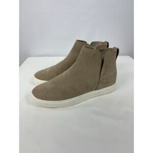 Birdies The Falcon High Top Sneakers Beige Oat Suede 8.5